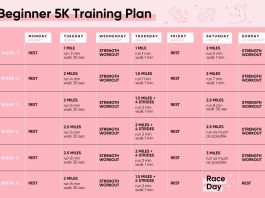 5K training plan
