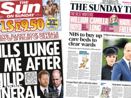 Sunday papers