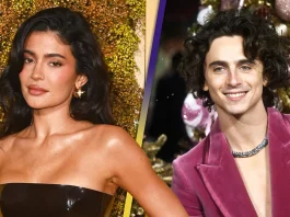 Timothée Chalamet Kardashian Christmas