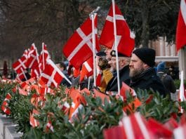 Danish veterans protest
