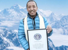 Everest Sherpa record